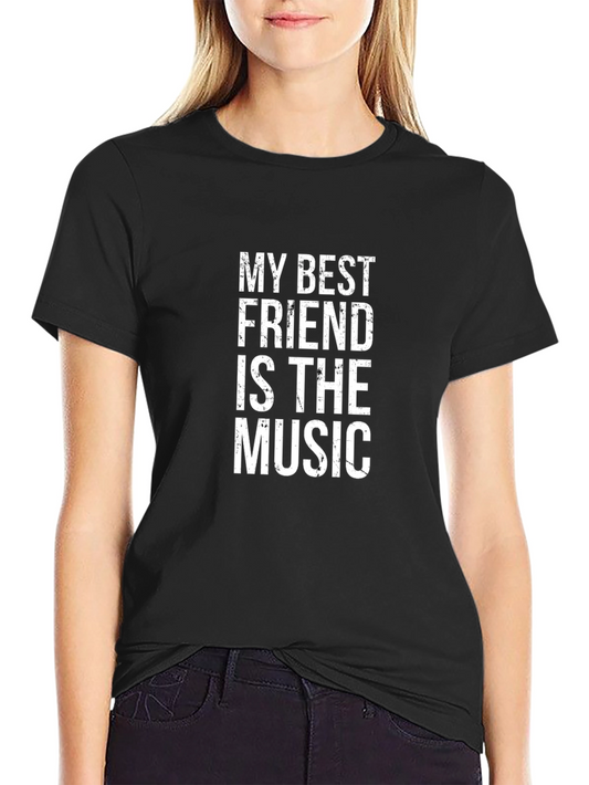 Music Lover T-Shirt - My Best Friend is The Music Tee