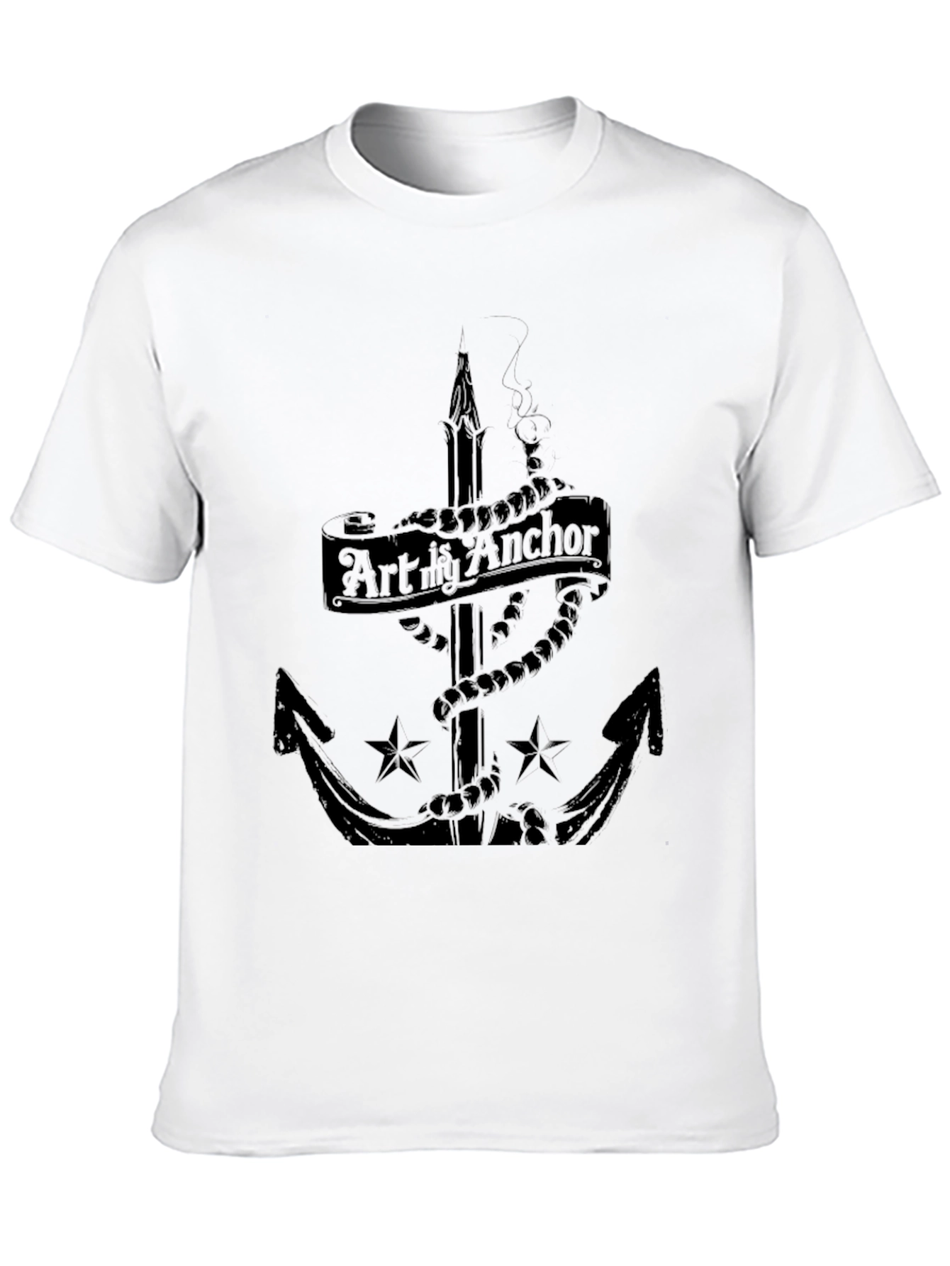 Art is My Anchor Graphic T-Shirt
