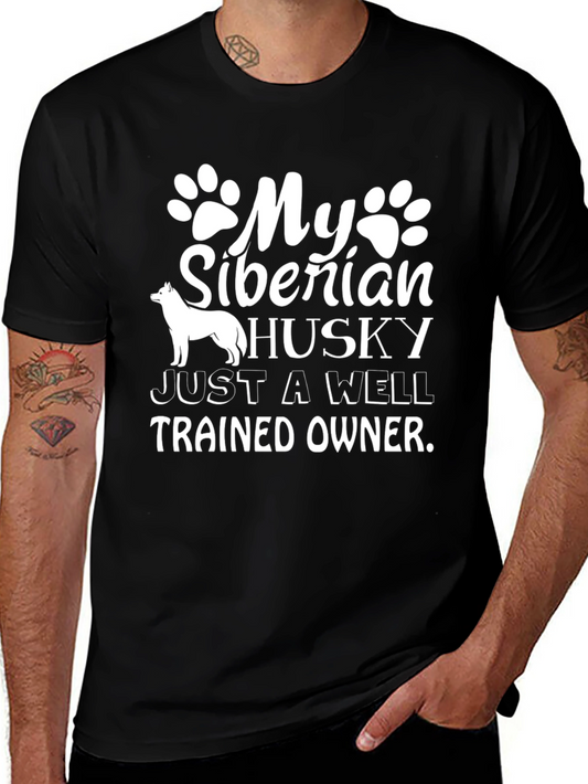 Siberian Husky T-Shirt - Well Trained Owner Tee