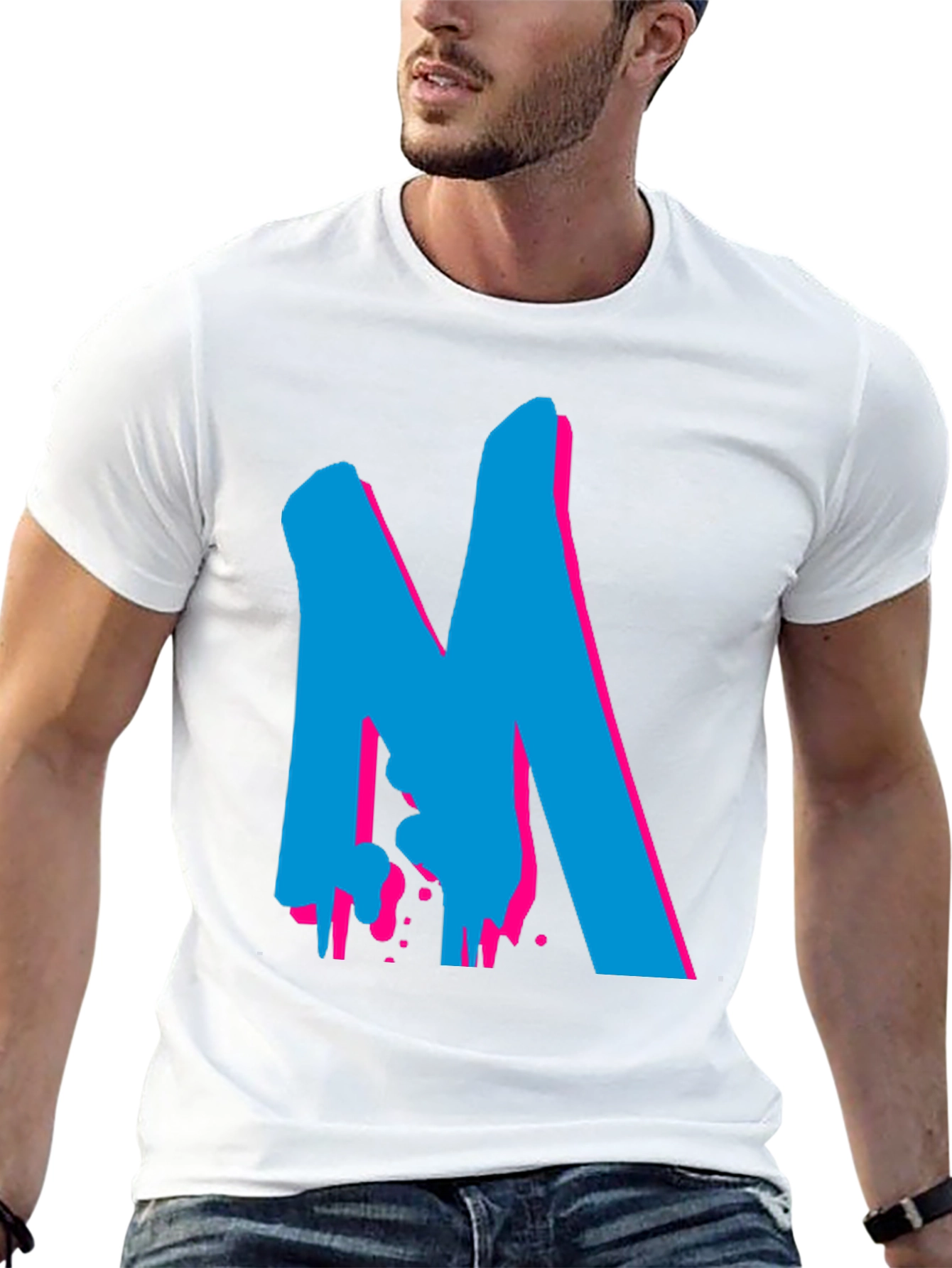 Bold Graphic Tee - M Design - Black