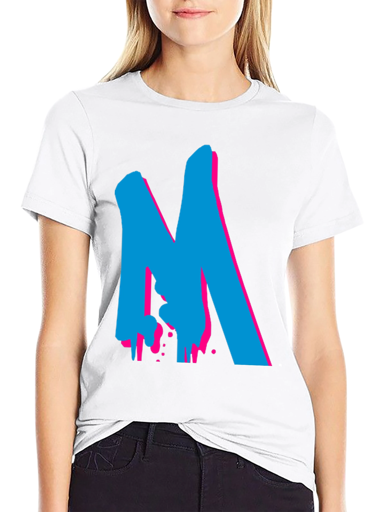 Bold Graphic Tee - M Design - Black