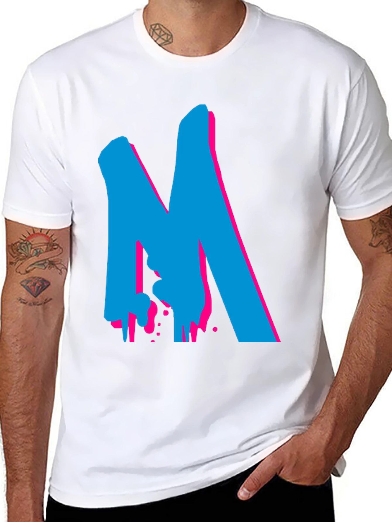 Bold Graphic Tee - M Design - Black