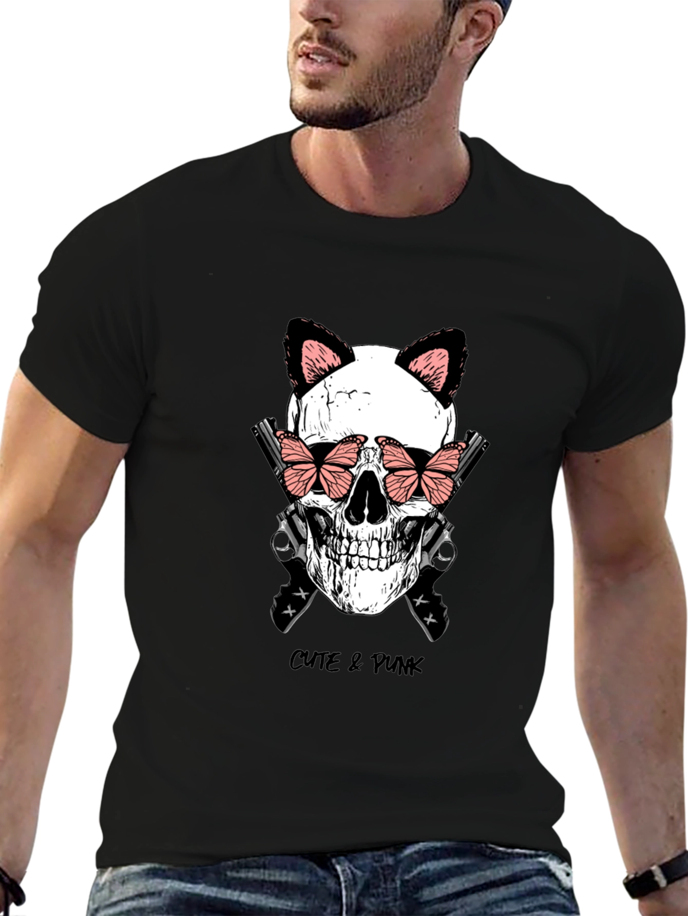Cute & Punk Skull T-Shirt