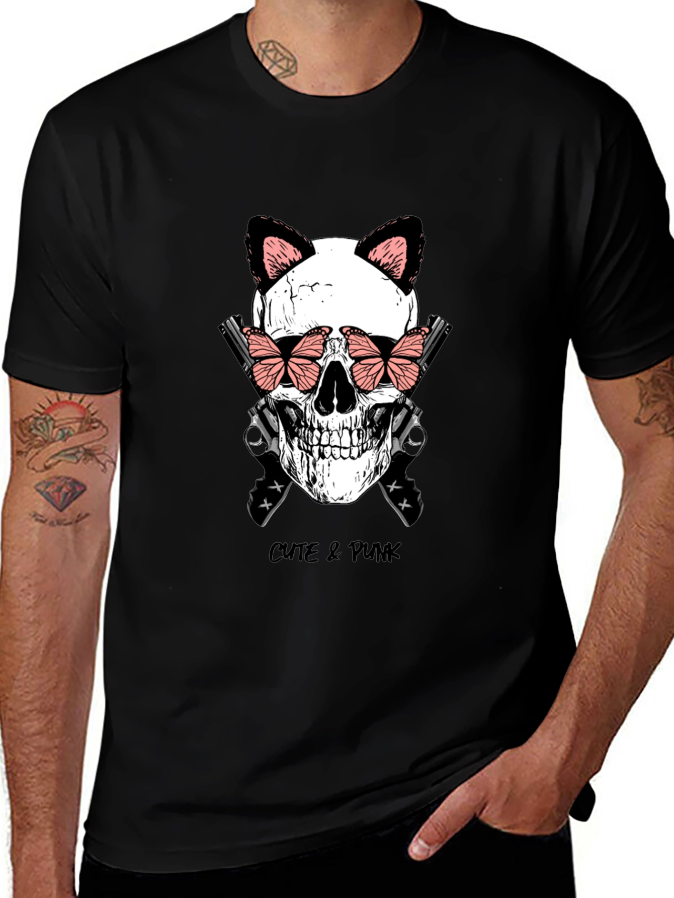 Cute & Punk Skull T-Shirt