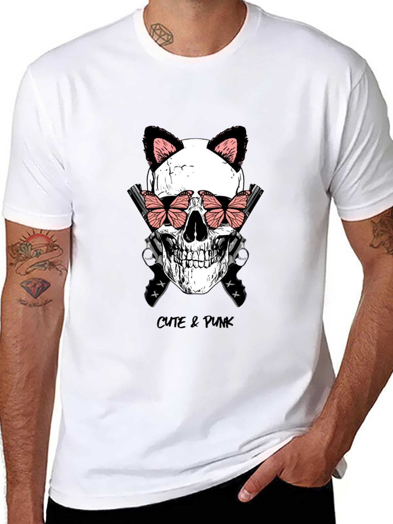 Cute & Punk Skull T-Shirt
