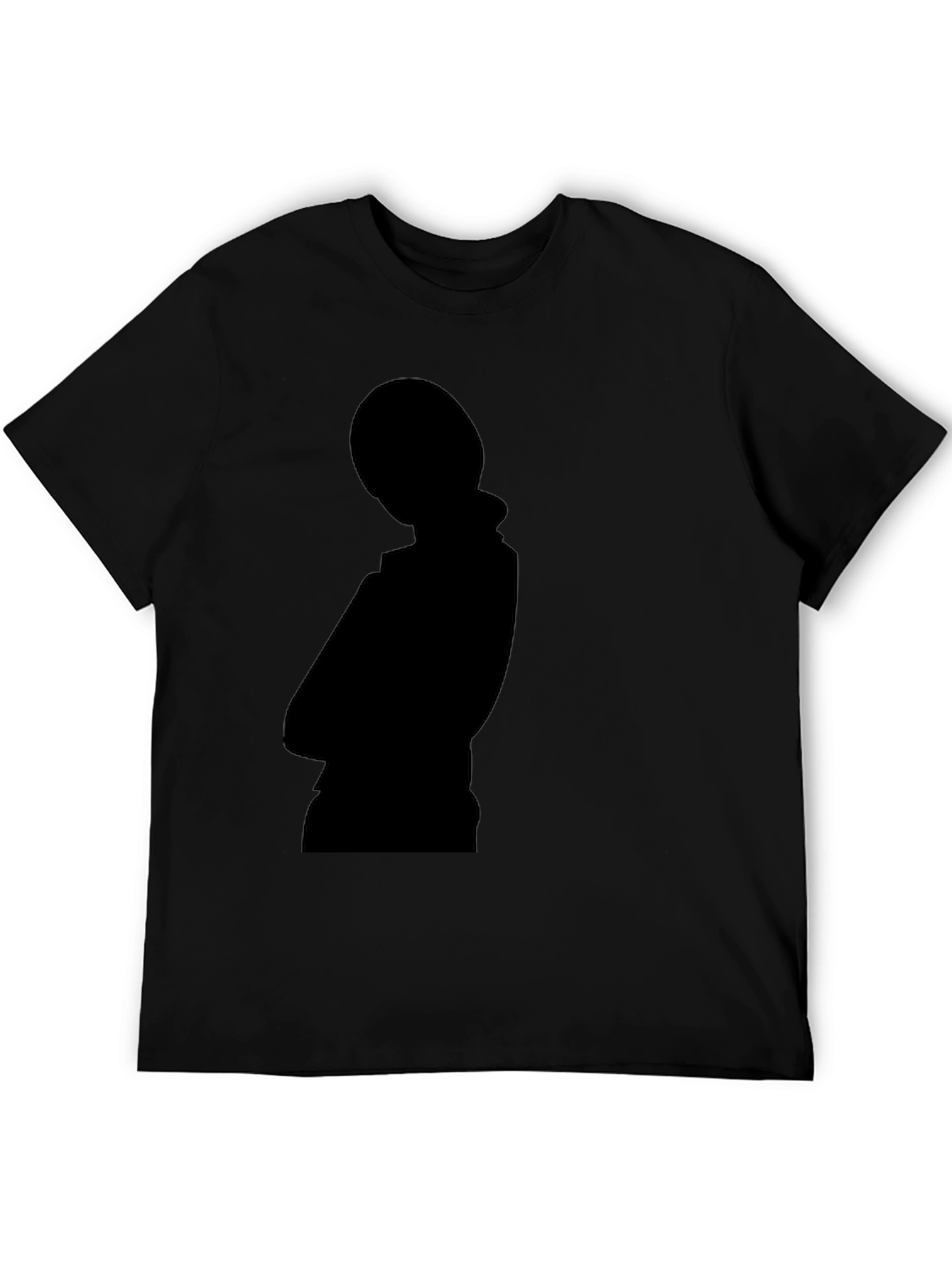 Silhouette Graphic Black Tee