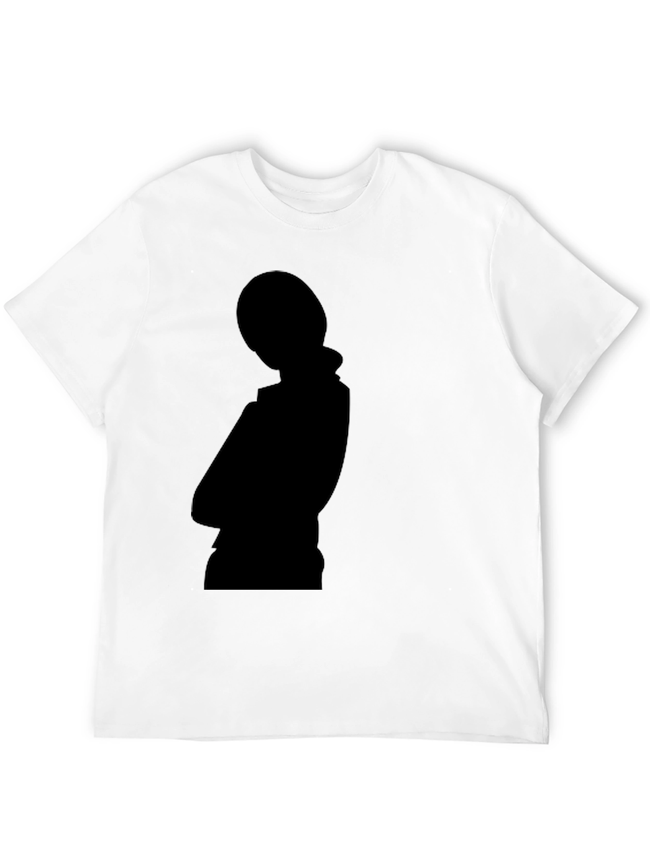 Silhouette Graphic Black Tee