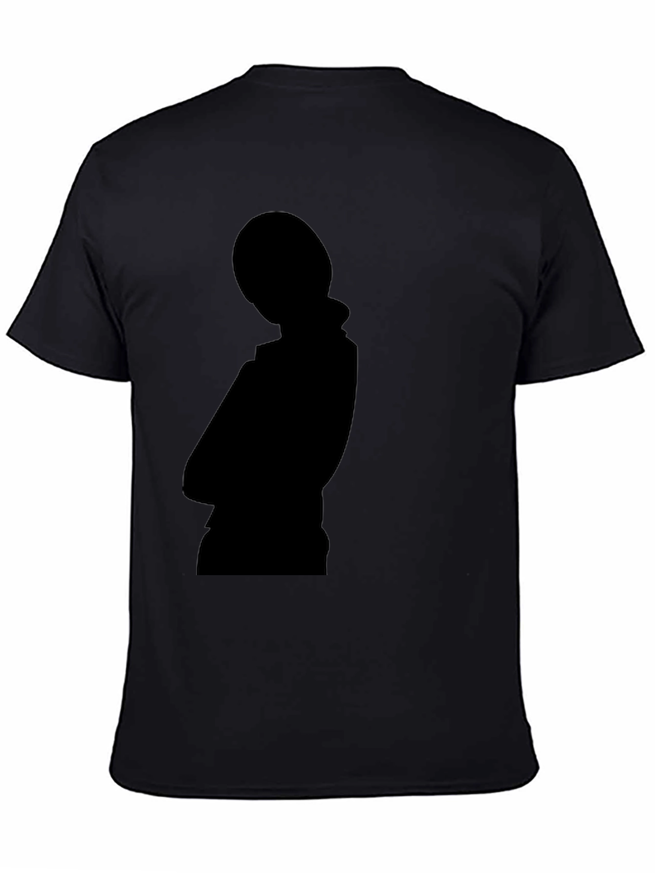 Silhouette Graphic Black Tee