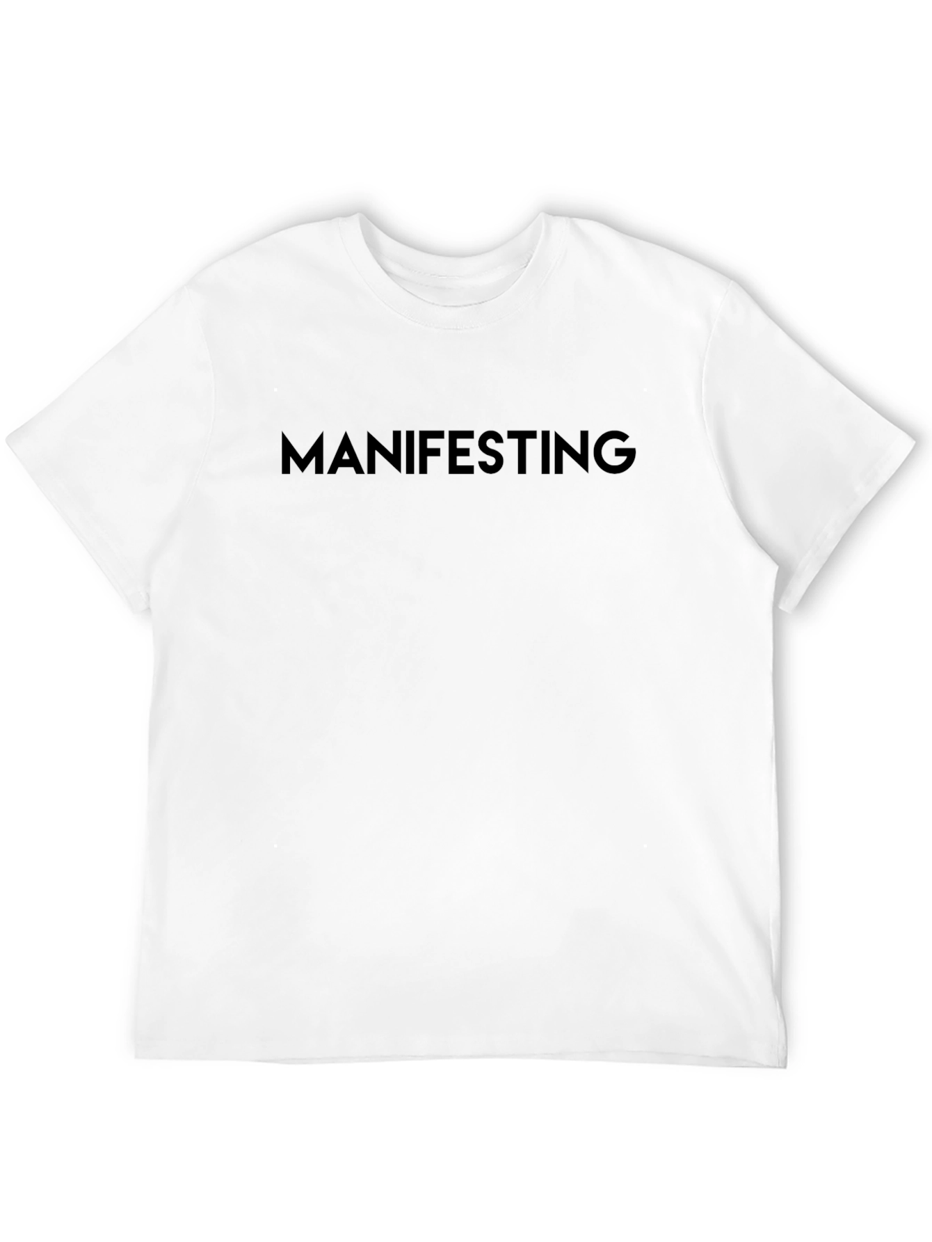 Manifesting Black T-Shirt - Stylish and Comfortable