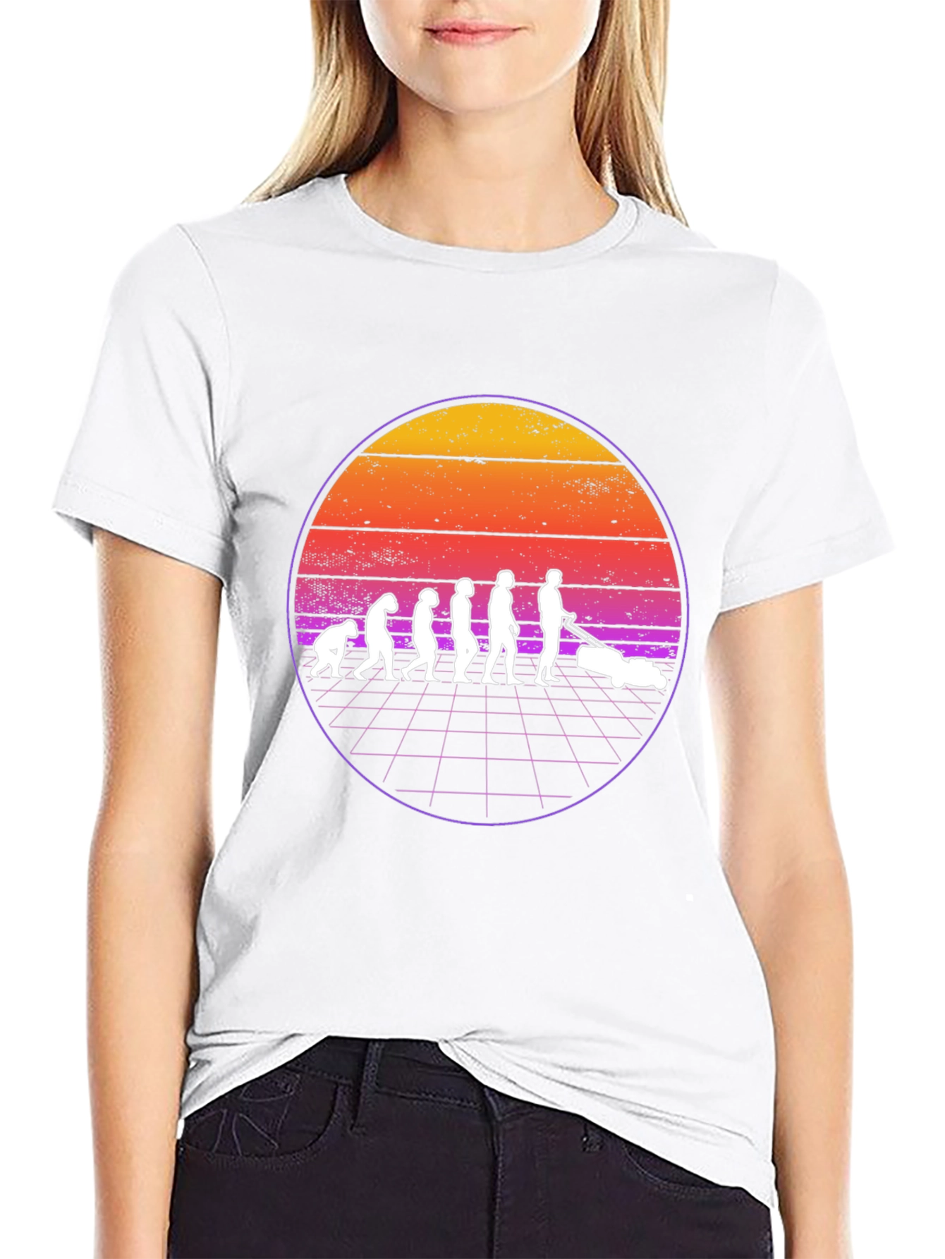 Evolution of Lawn Care T-Shirt