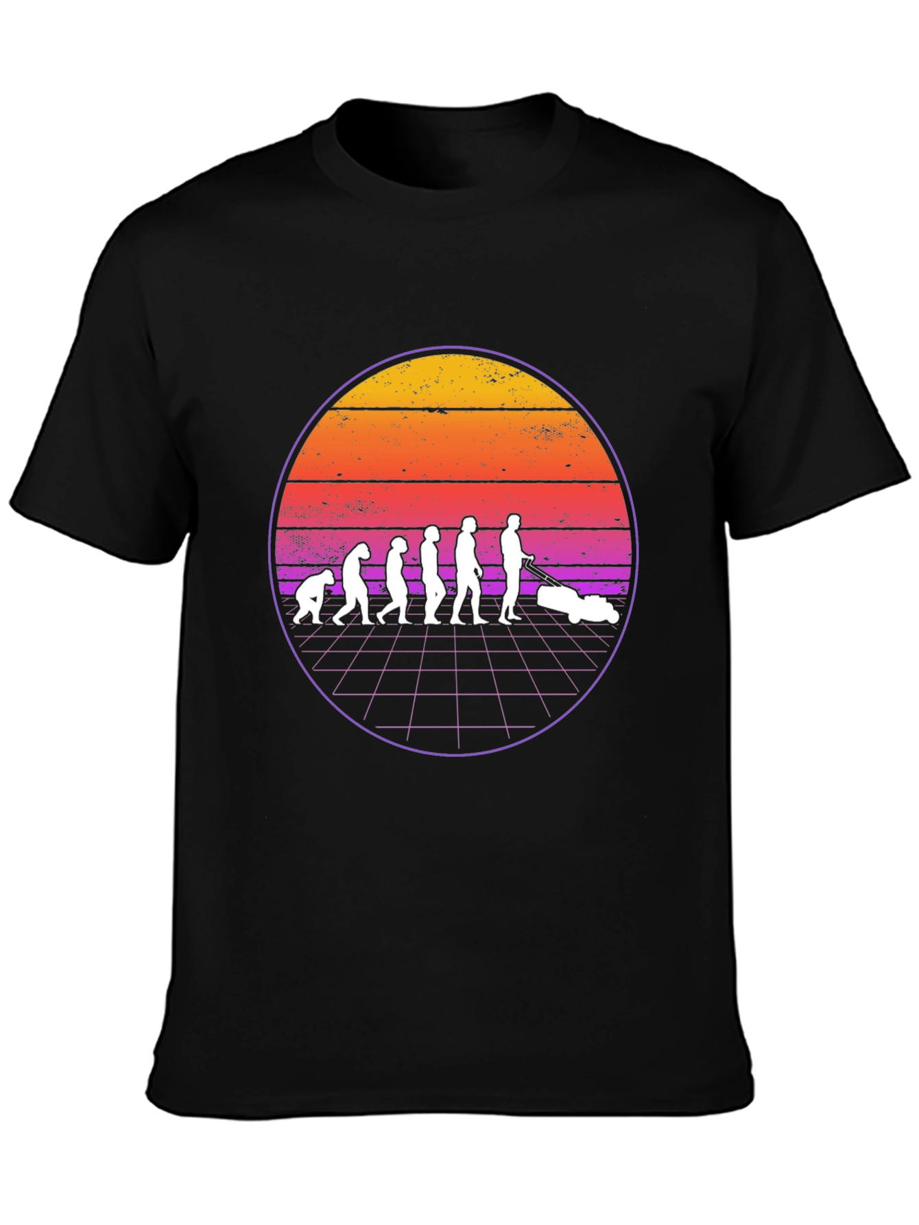 Evolution of Lawn Care T-Shirt