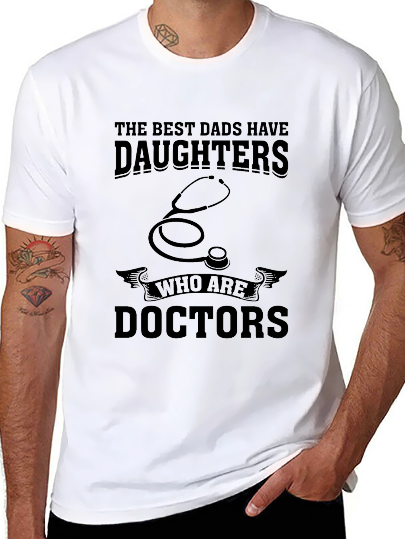 Best Dads Daughters Doctors T-Shirt