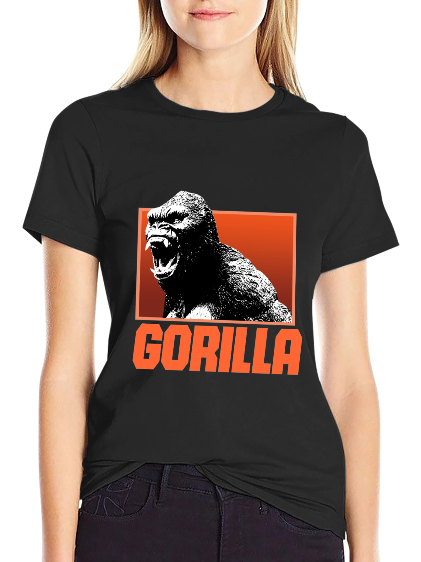Gorilla Graphic T-Shirt - Bold and Unique Design