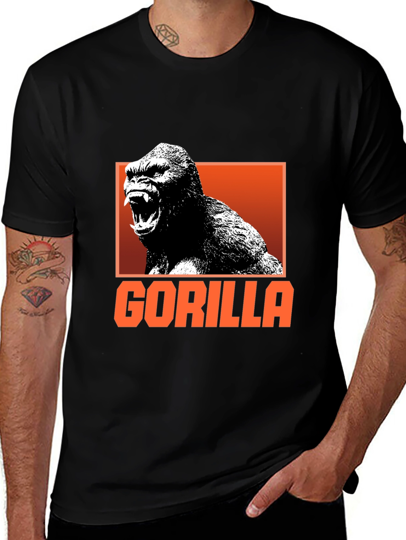 Gorilla Graphic T-Shirt - Bold and Unique Design