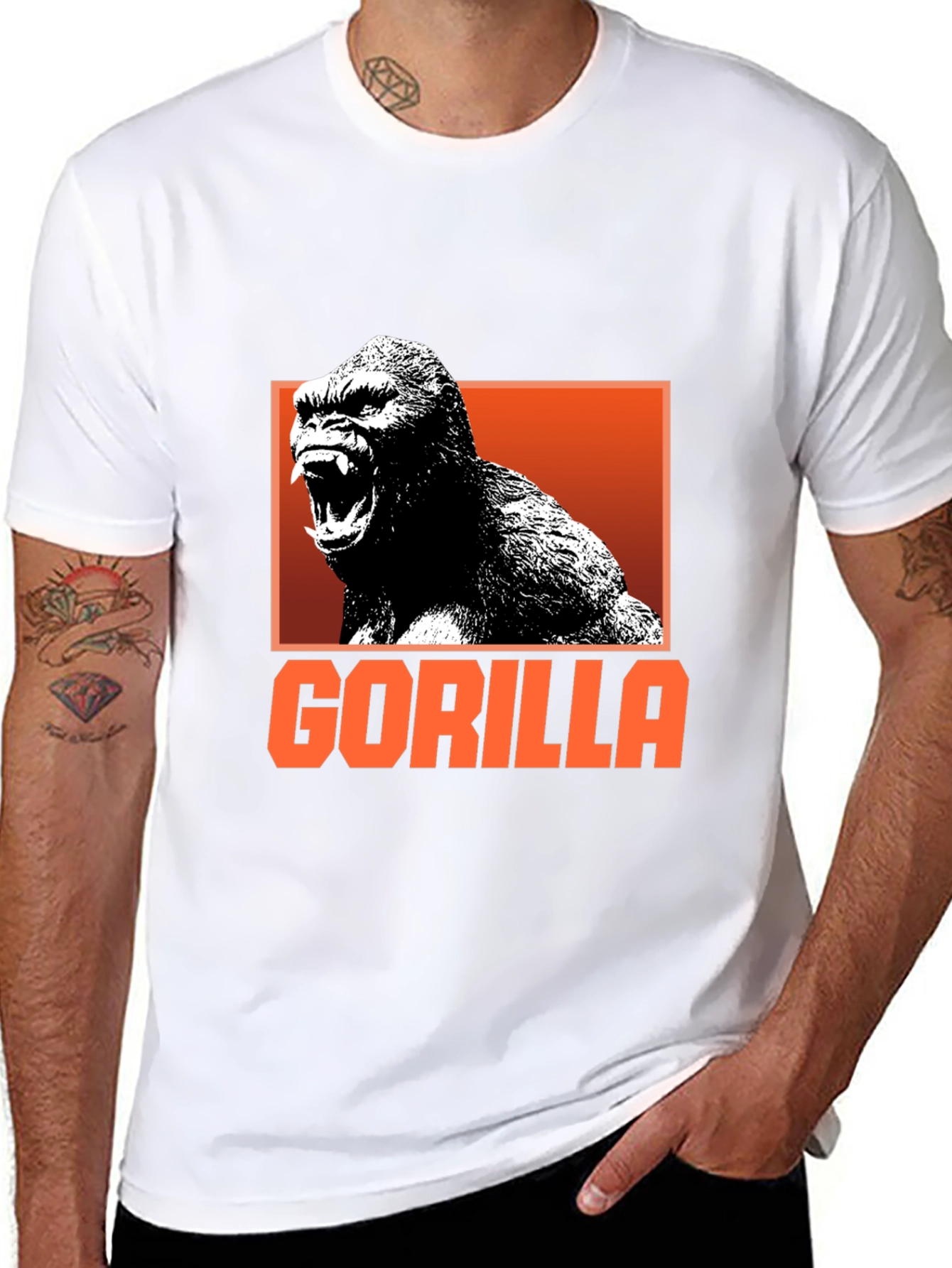 Gorilla Graphic T-Shirt - Bold and Unique Design