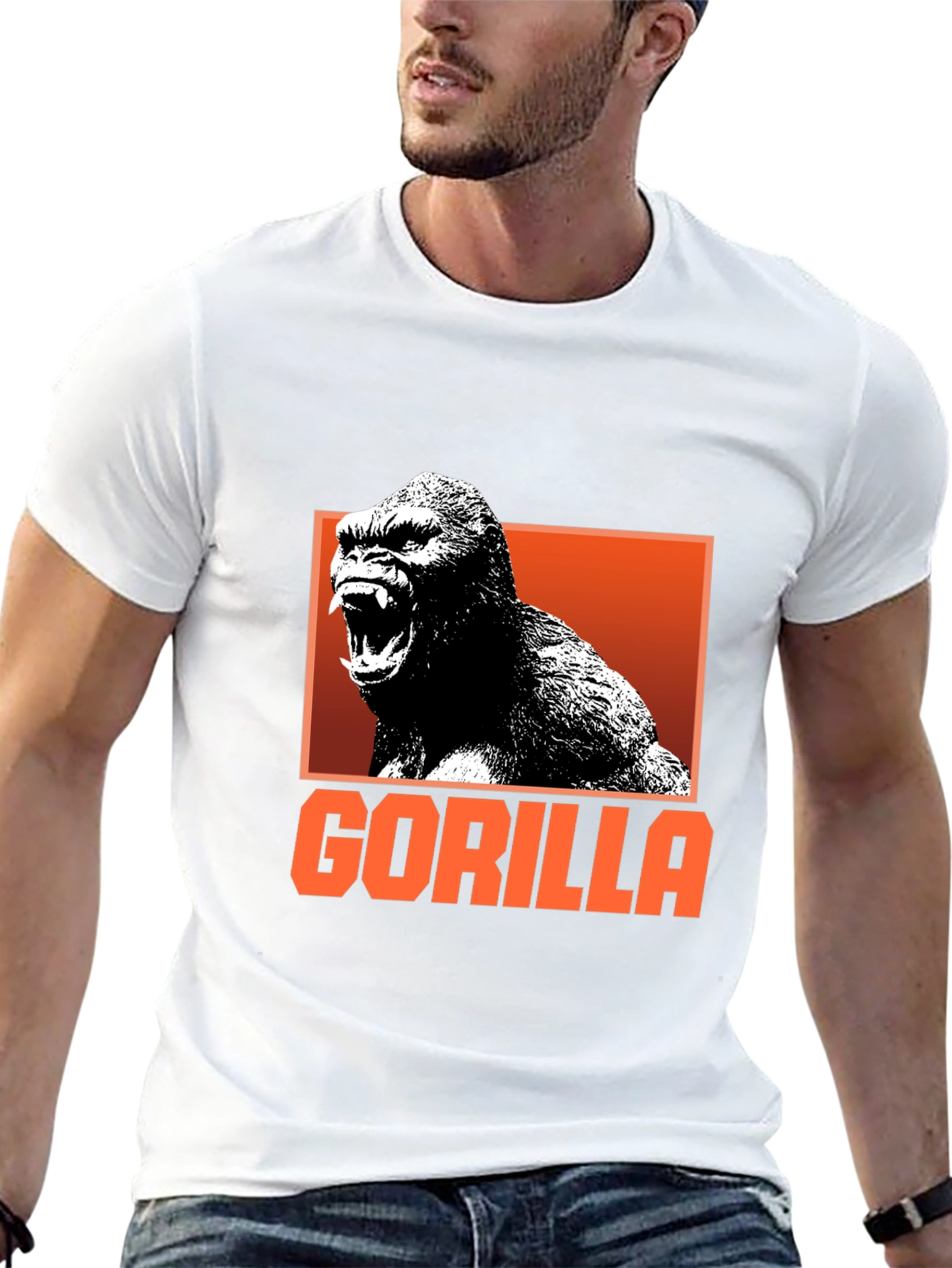 Gorilla Graphic T-Shirt - Bold and Unique Design