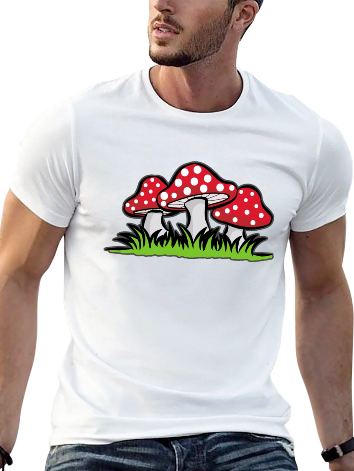 Mushroom T-Shirt - Fun Graphic Tee