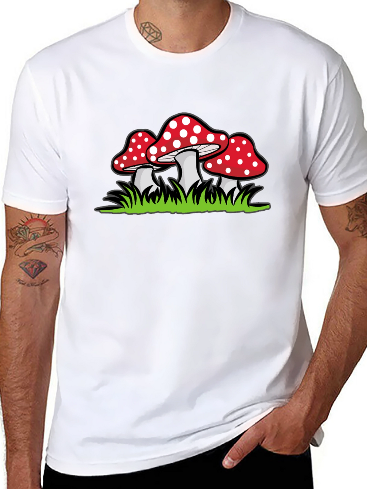 Mushroom T-Shirt - Fun Graphic Tee
