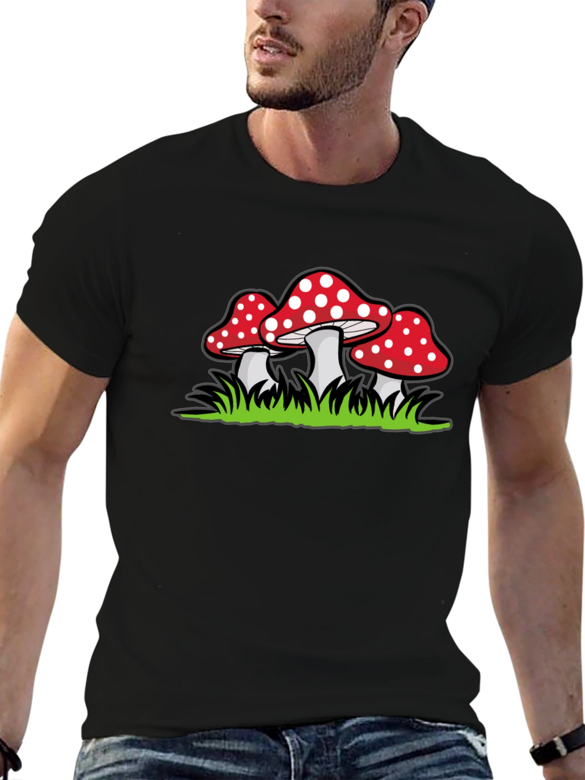 Mushroom T-Shirt - Fun Graphic Tee