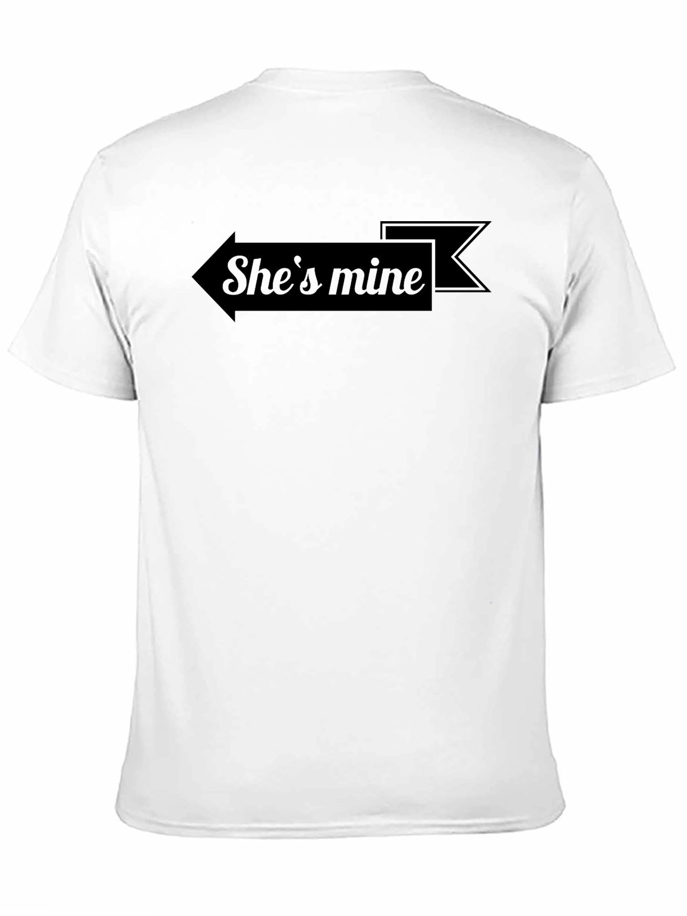 Shes Mine T-Shirt - Black Arrow Graphic Tee