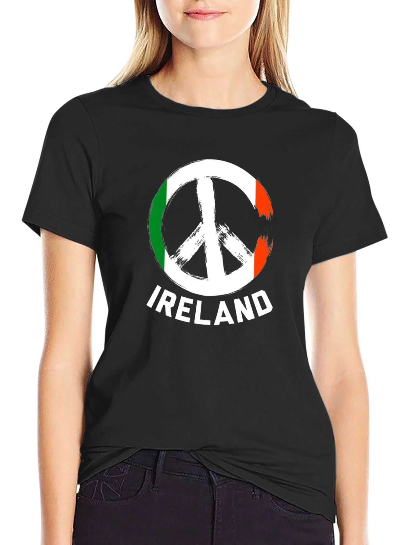 Ireland Peace Sign T-Shirt Irish Pride Tee