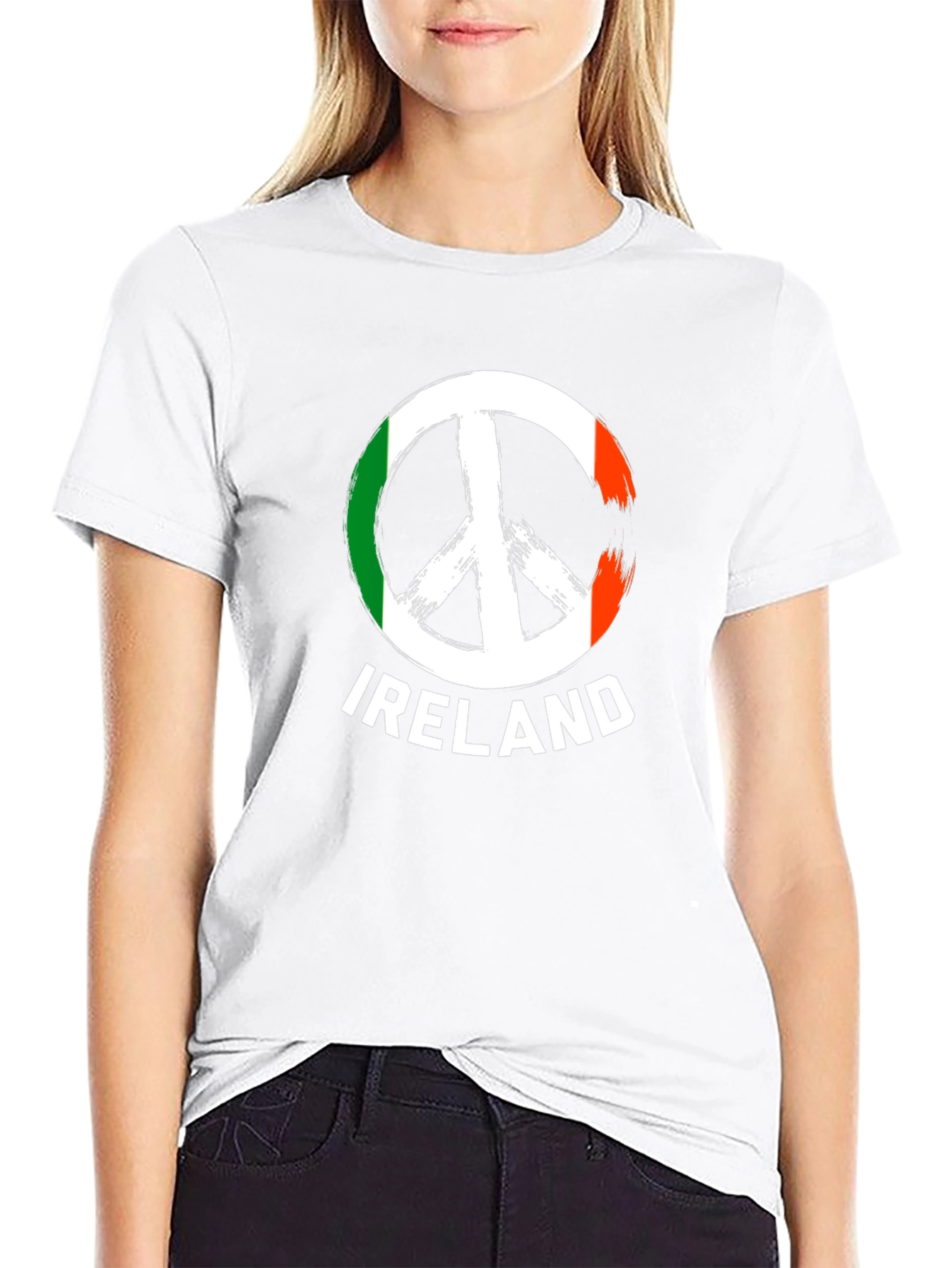 Ireland Peace Sign T-Shirt Irish Pride Tee