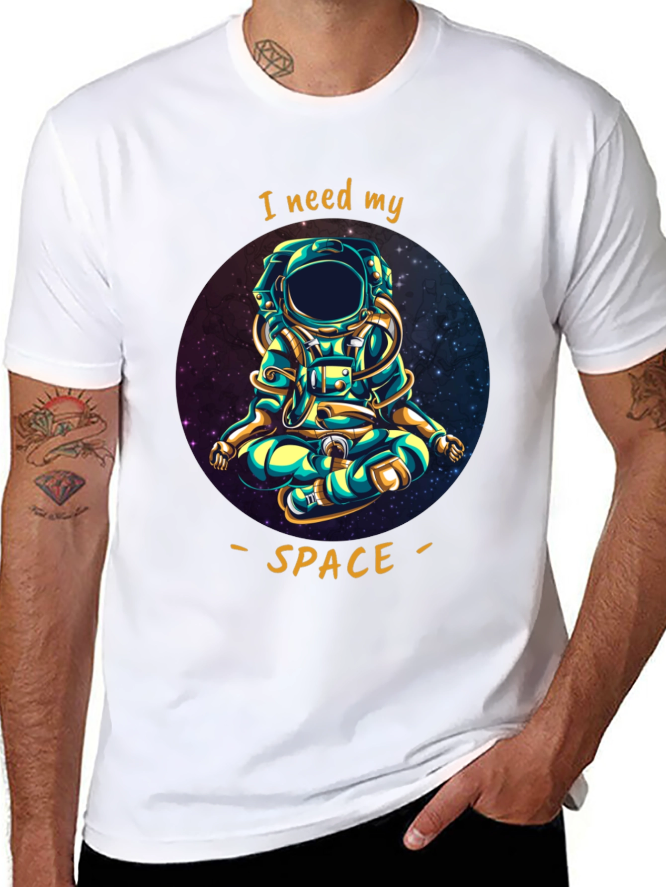 I Need My Space Astronaut Graphic Tee