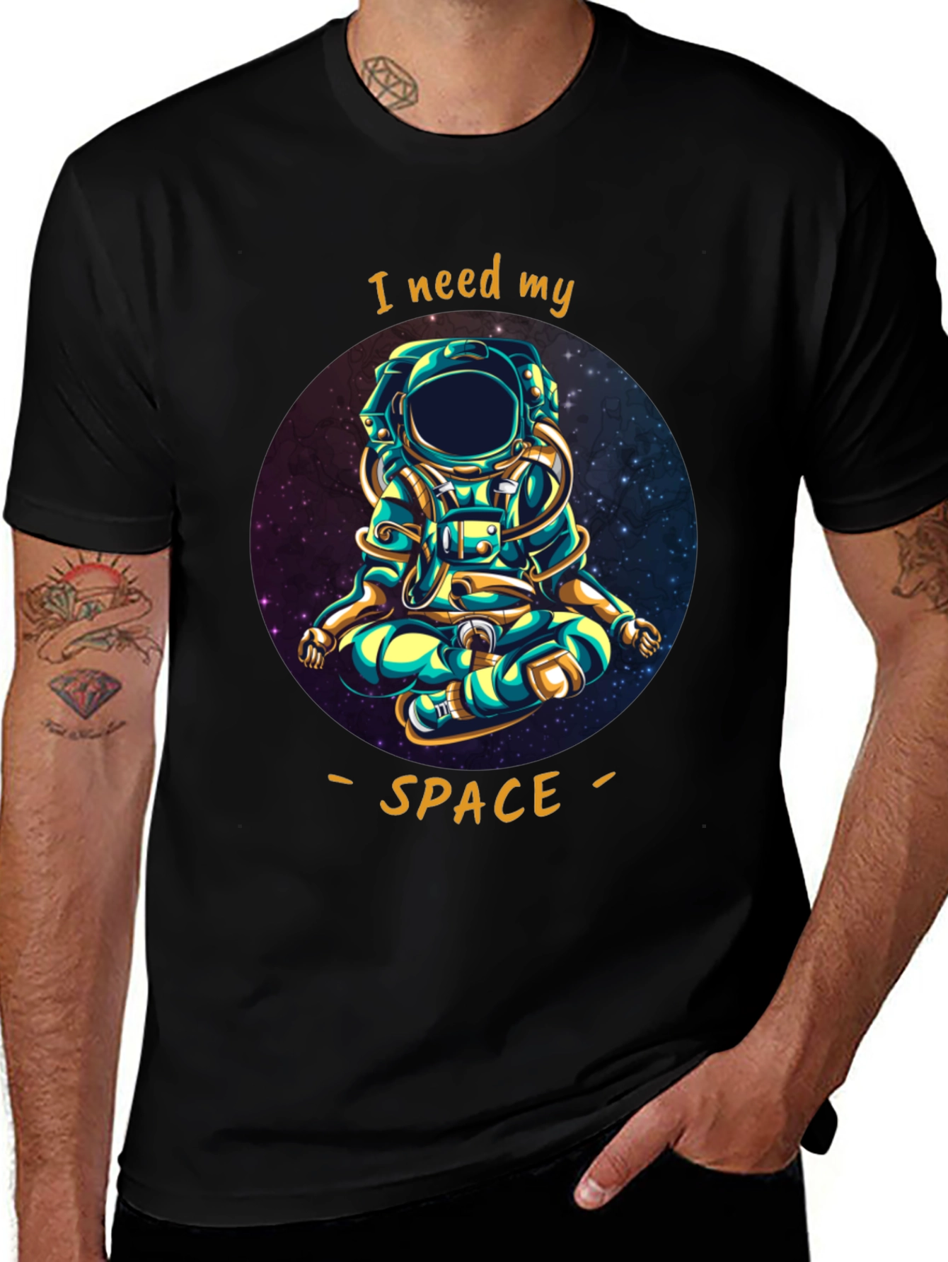 I Need My Space Astronaut Graphic Tee