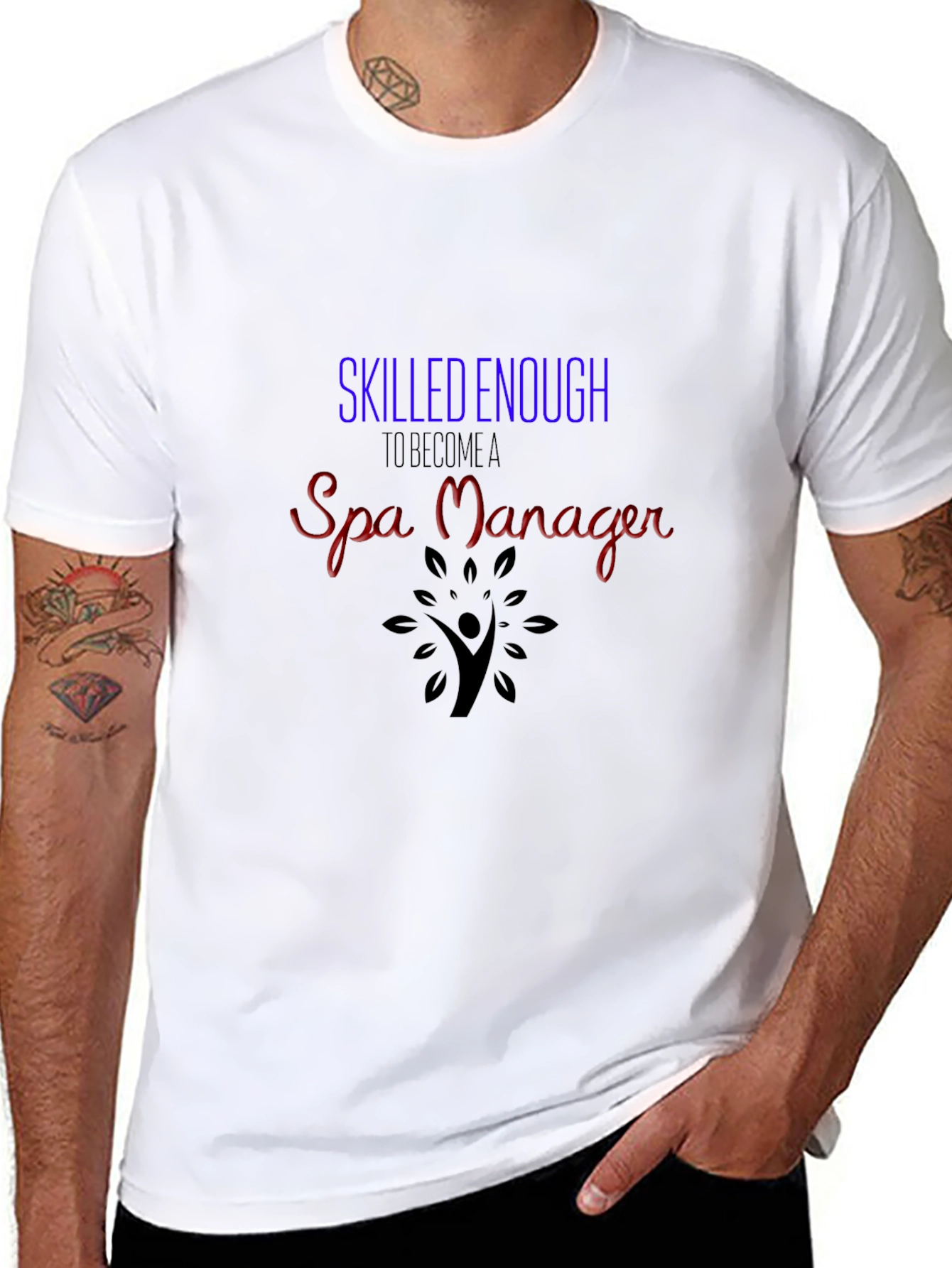 Skilled Enough Spa Manager Graphic T-Shirt