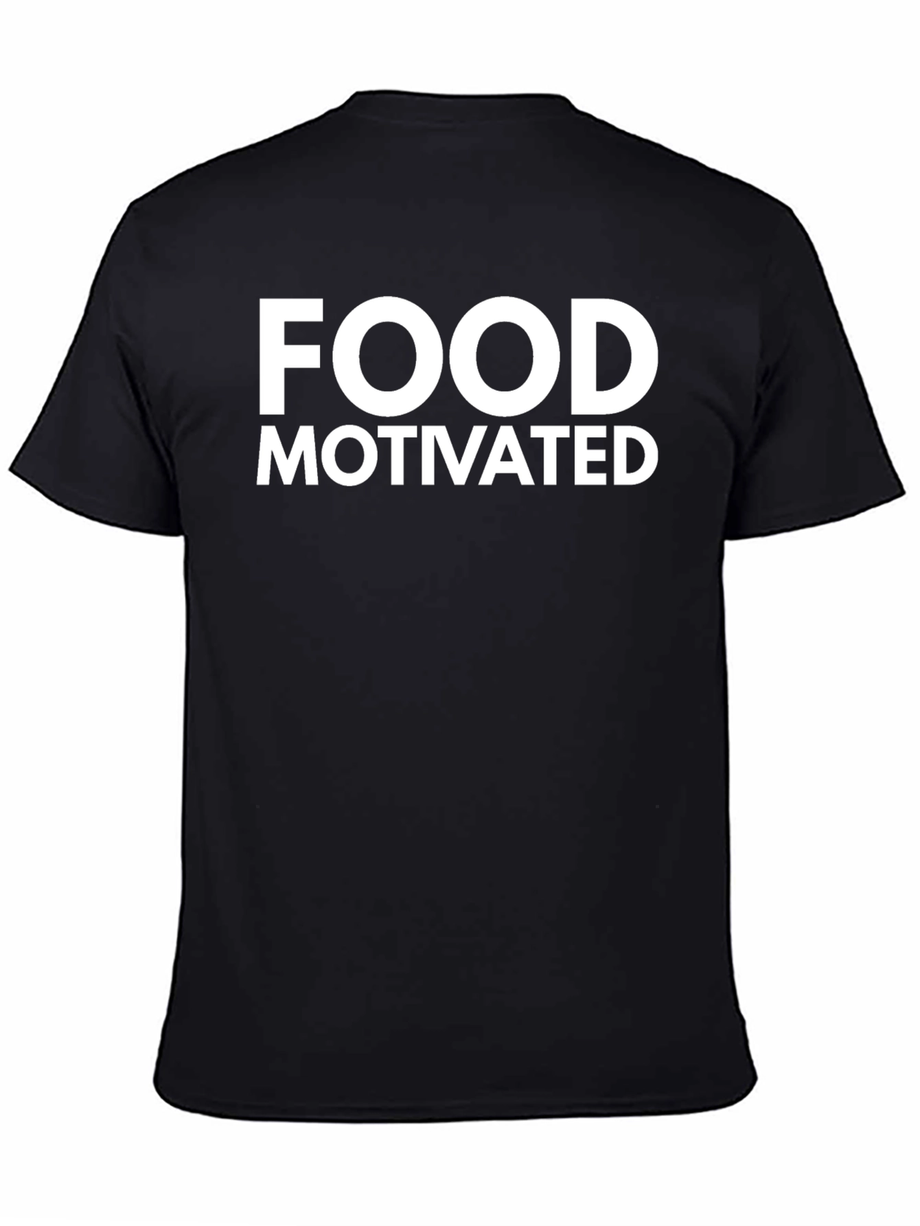 Food Motivated Black T-Shirt