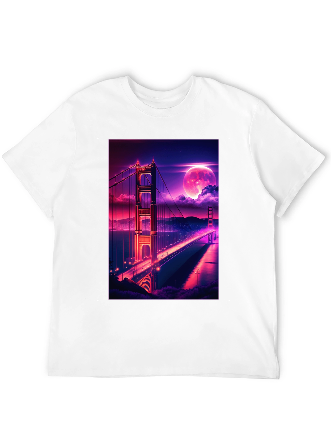 Golden Gate Bridge Graphic Tee - Retro Style