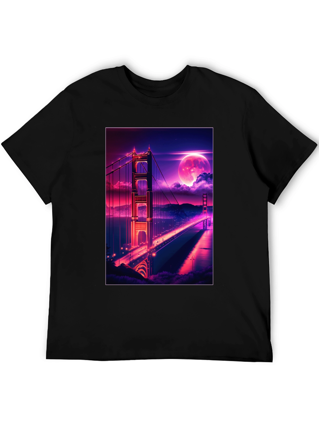 Golden Gate Bridge Graphic Tee - Retro Style