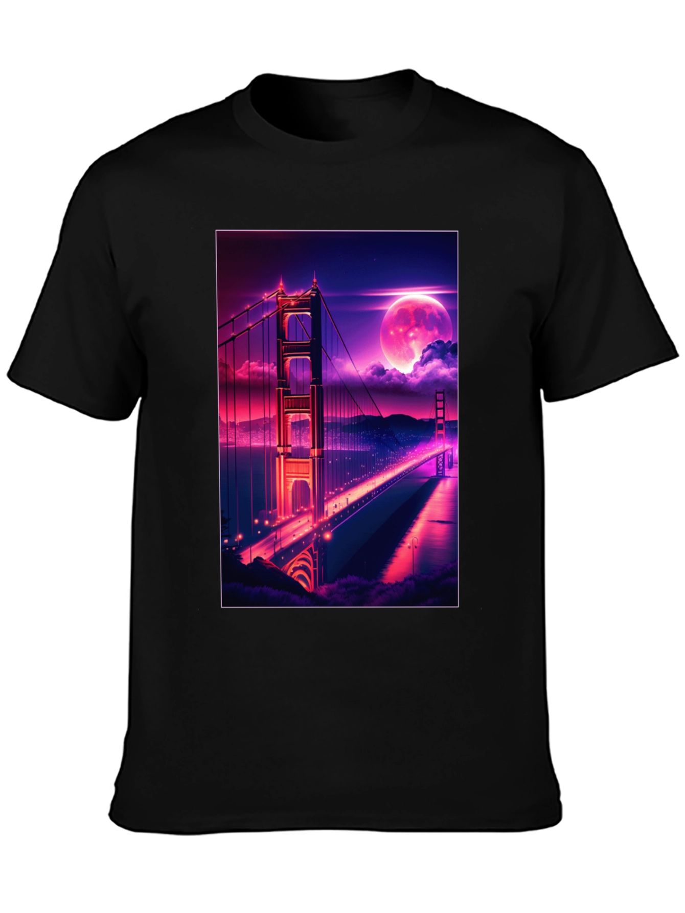 Golden Gate Bridge Graphic Tee - Retro Style