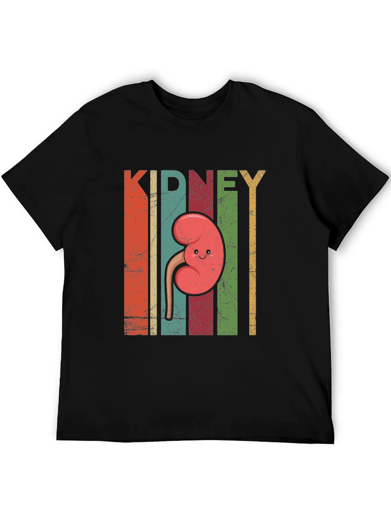 Retro Kidney Cartoon T-Shirt