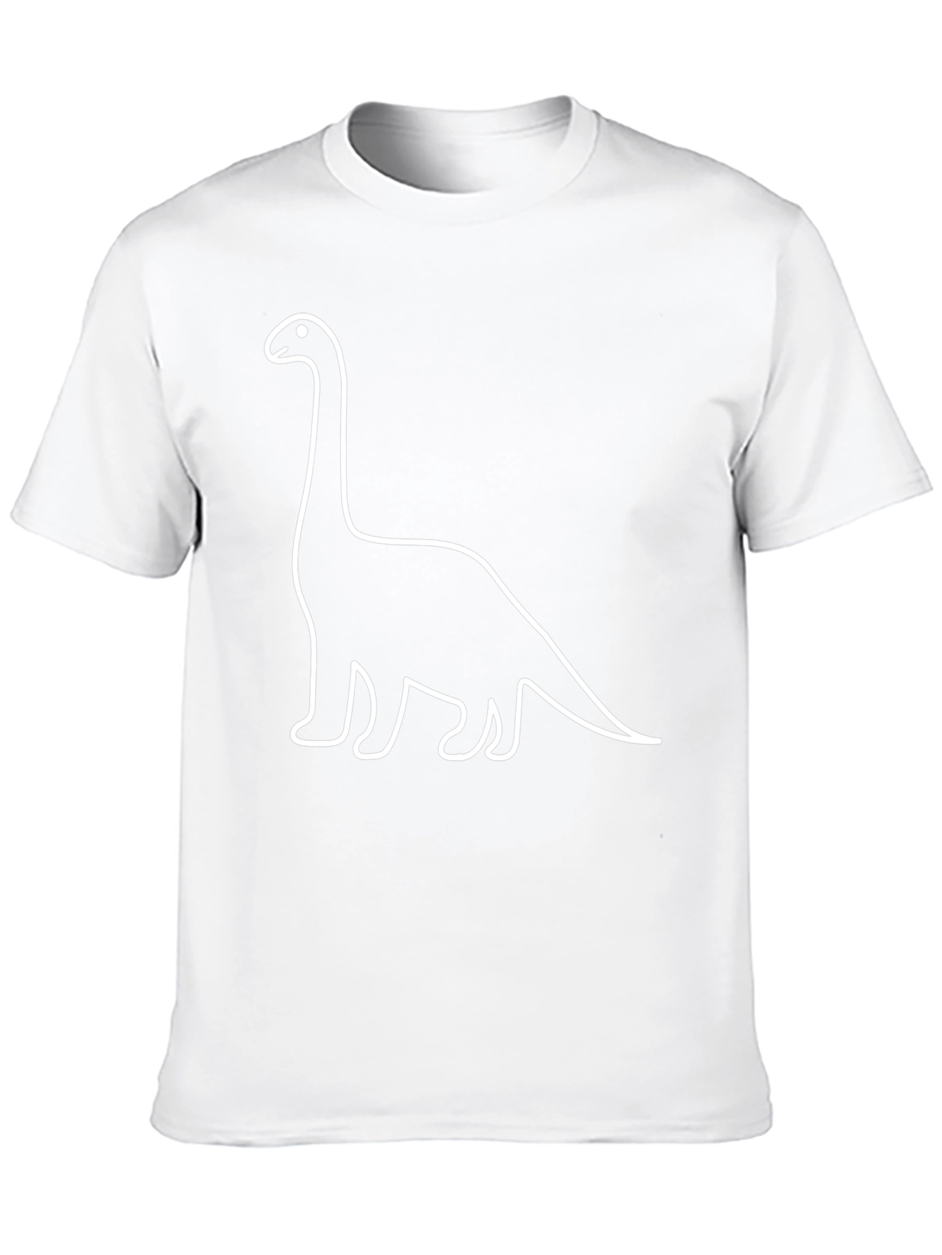 Dino Outline T-Shirt - Classic Black Tee