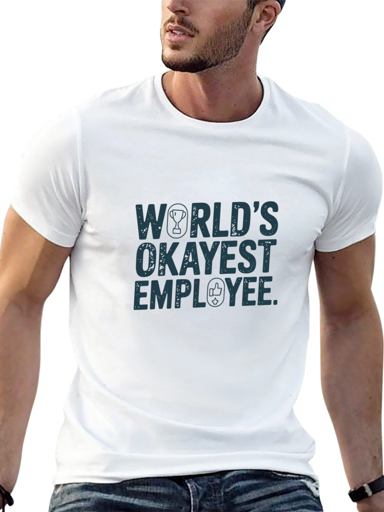 Worlds Okayest Employee Graphic Tee