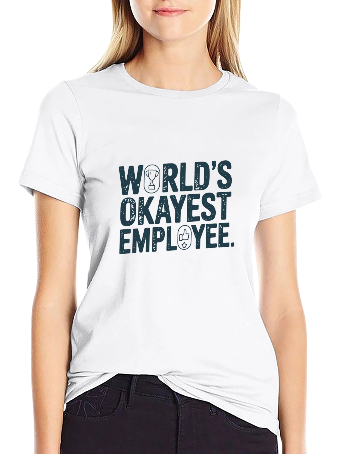 Worlds Okayest Employee Graphic Tee