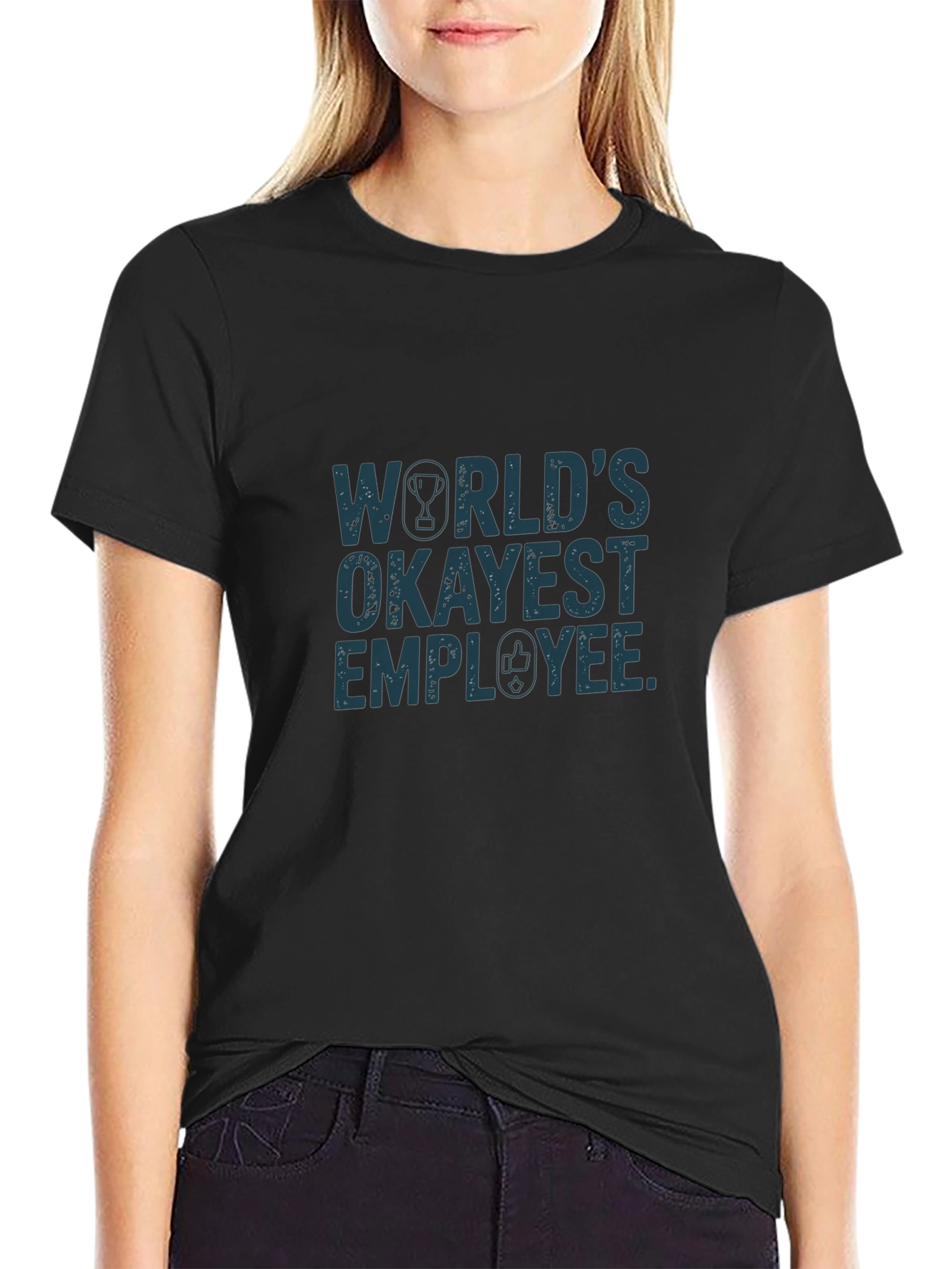 Worlds Okayest Employee Graphic Tee
