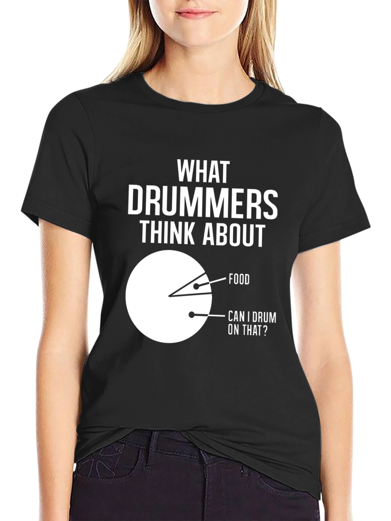 Drummers Humor T-Shirt - What Drummers Think About