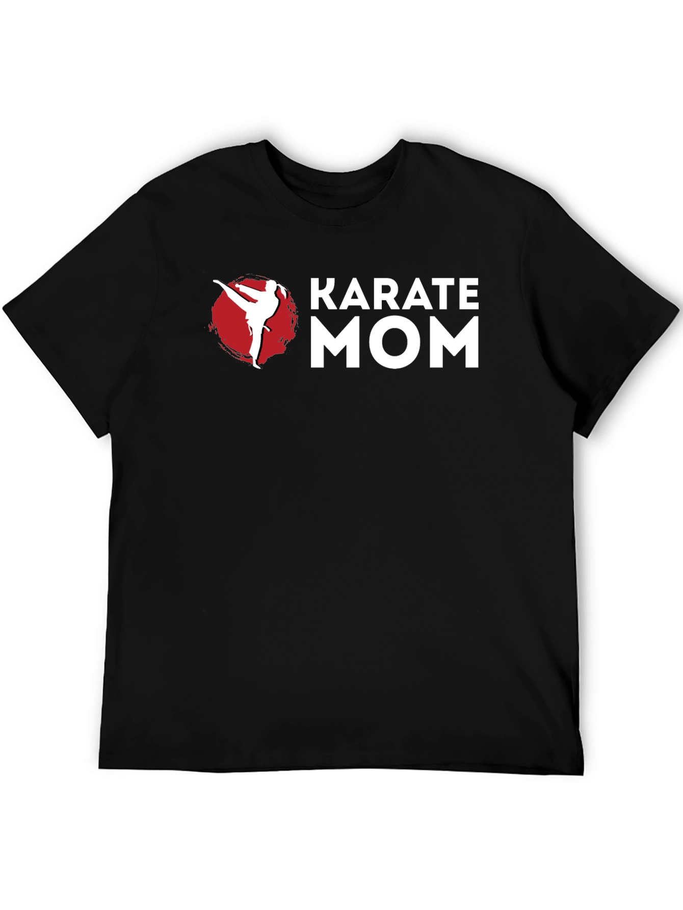 Karate Mom Graphic T-Shirt - Black
