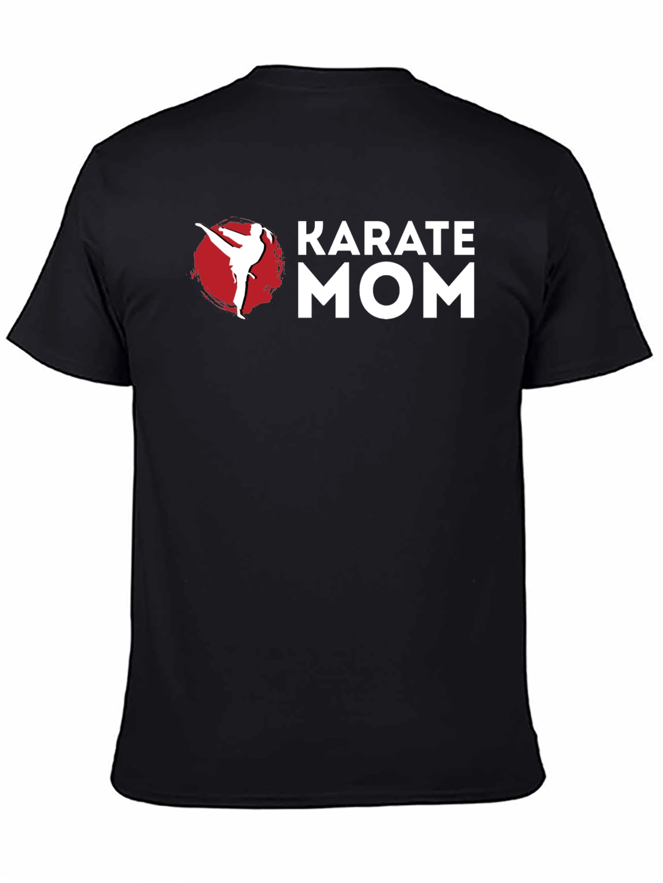 Karate Mom Graphic T-Shirt - Black