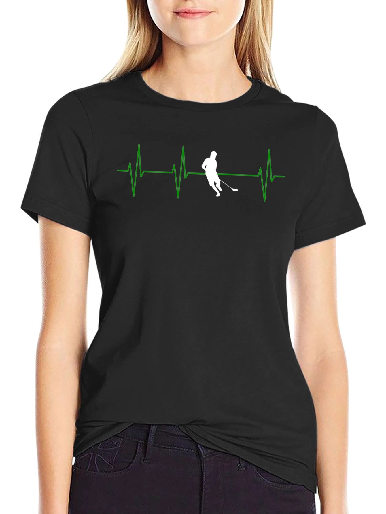 Hockey Heartbeat Graphic Tee - Passion on Display!