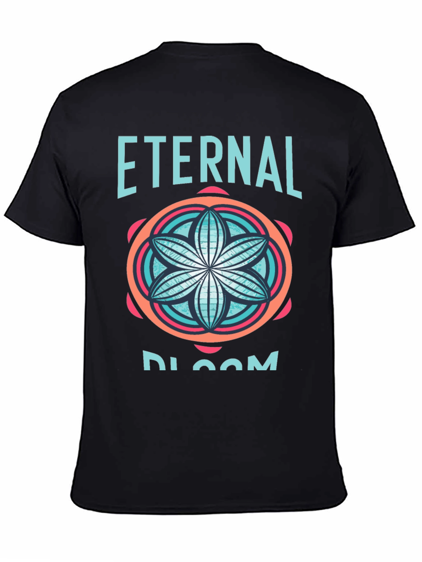 Eternal Bloom Black Graphic Tee