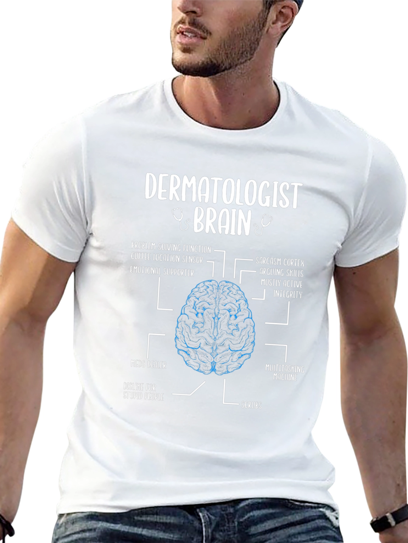 Dermatologist Brain Anatomy T-Shirt
