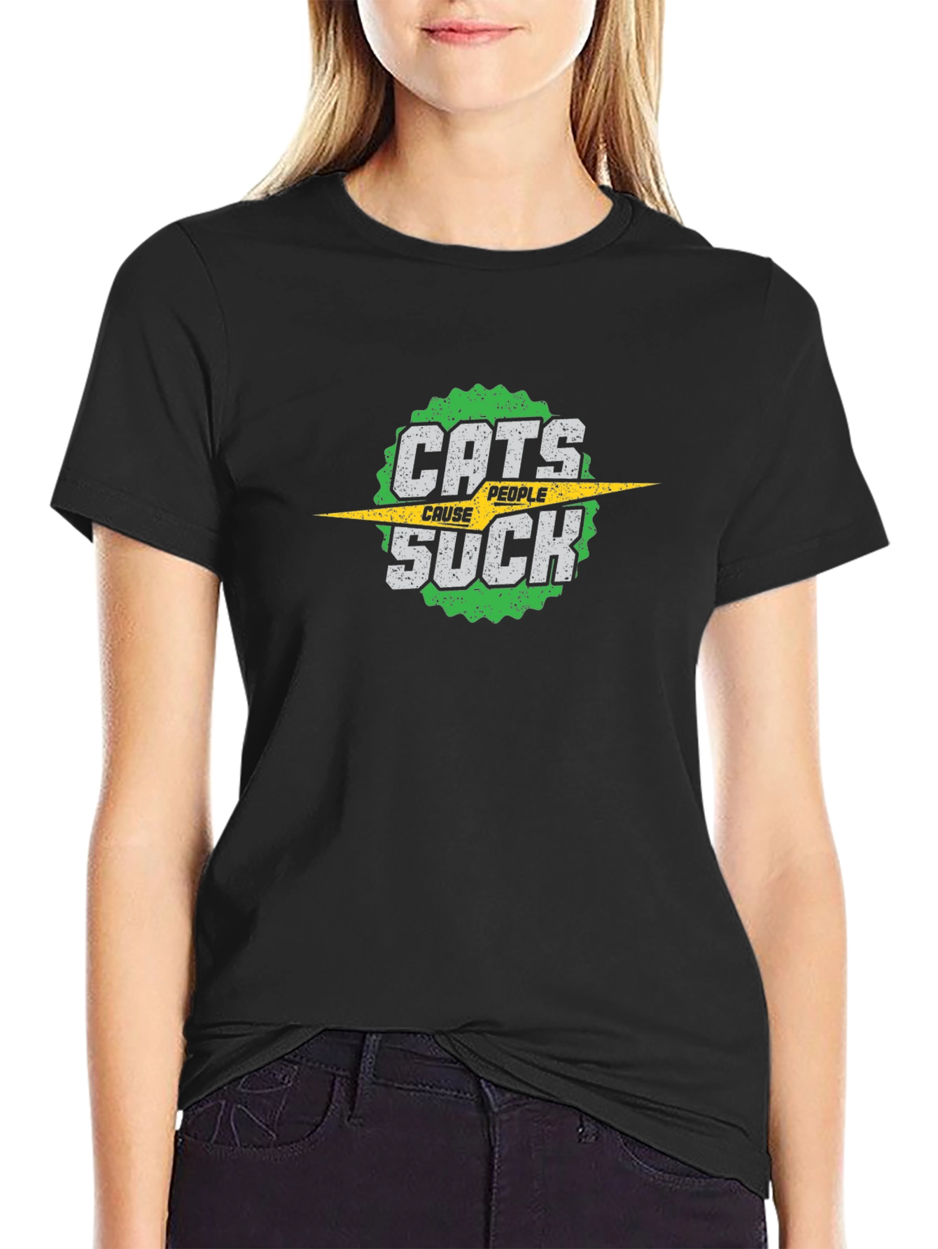 Cats Cause People Suck T-Shirt