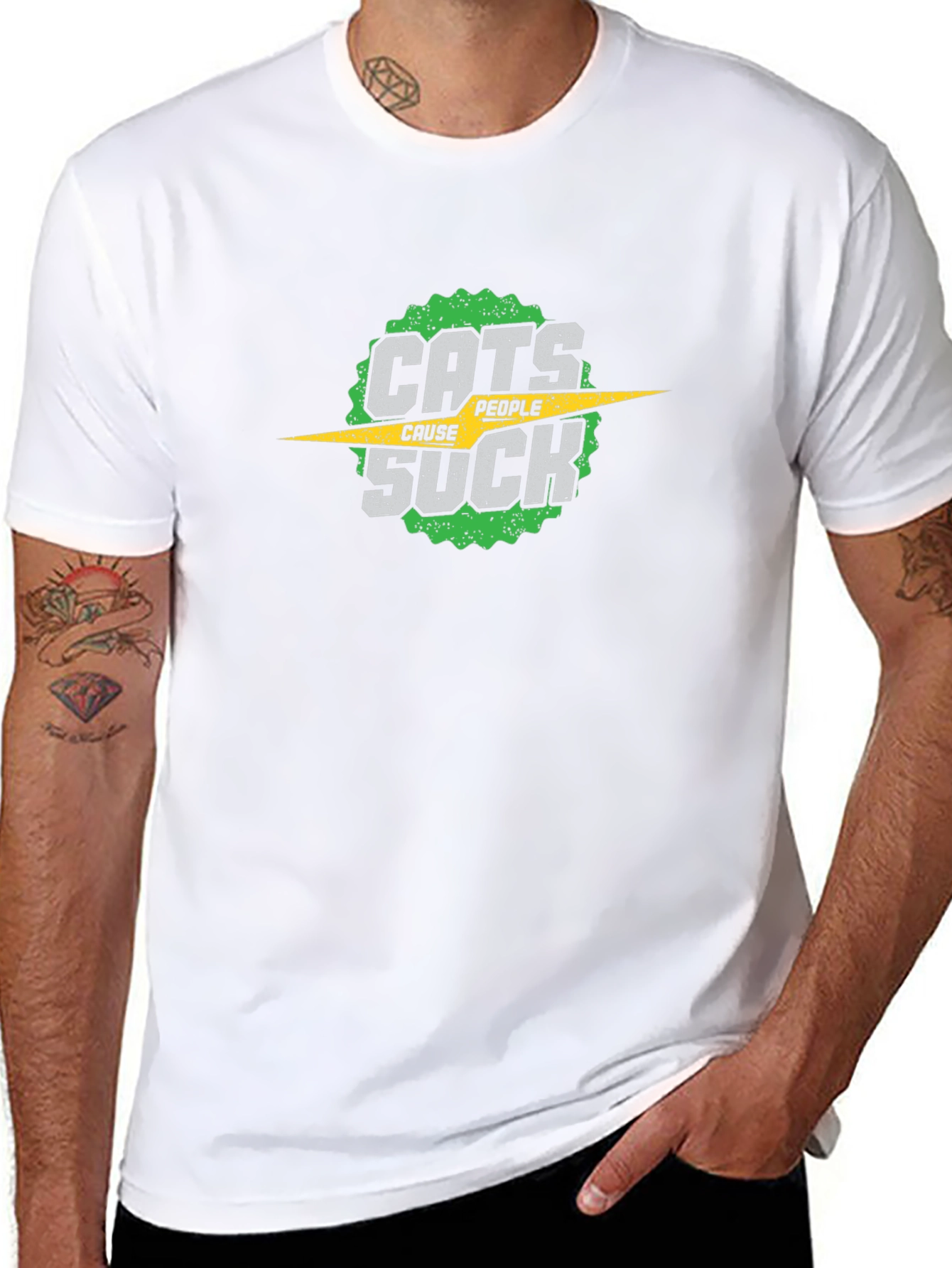 Cats Cause People Suck T-Shirt