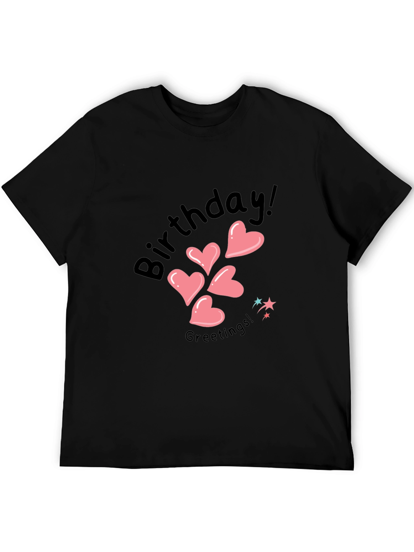Birthday Greetings Heart T-Shirt
