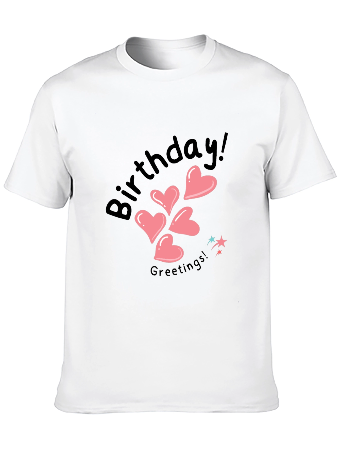Birthday Greetings Heart T-Shirt