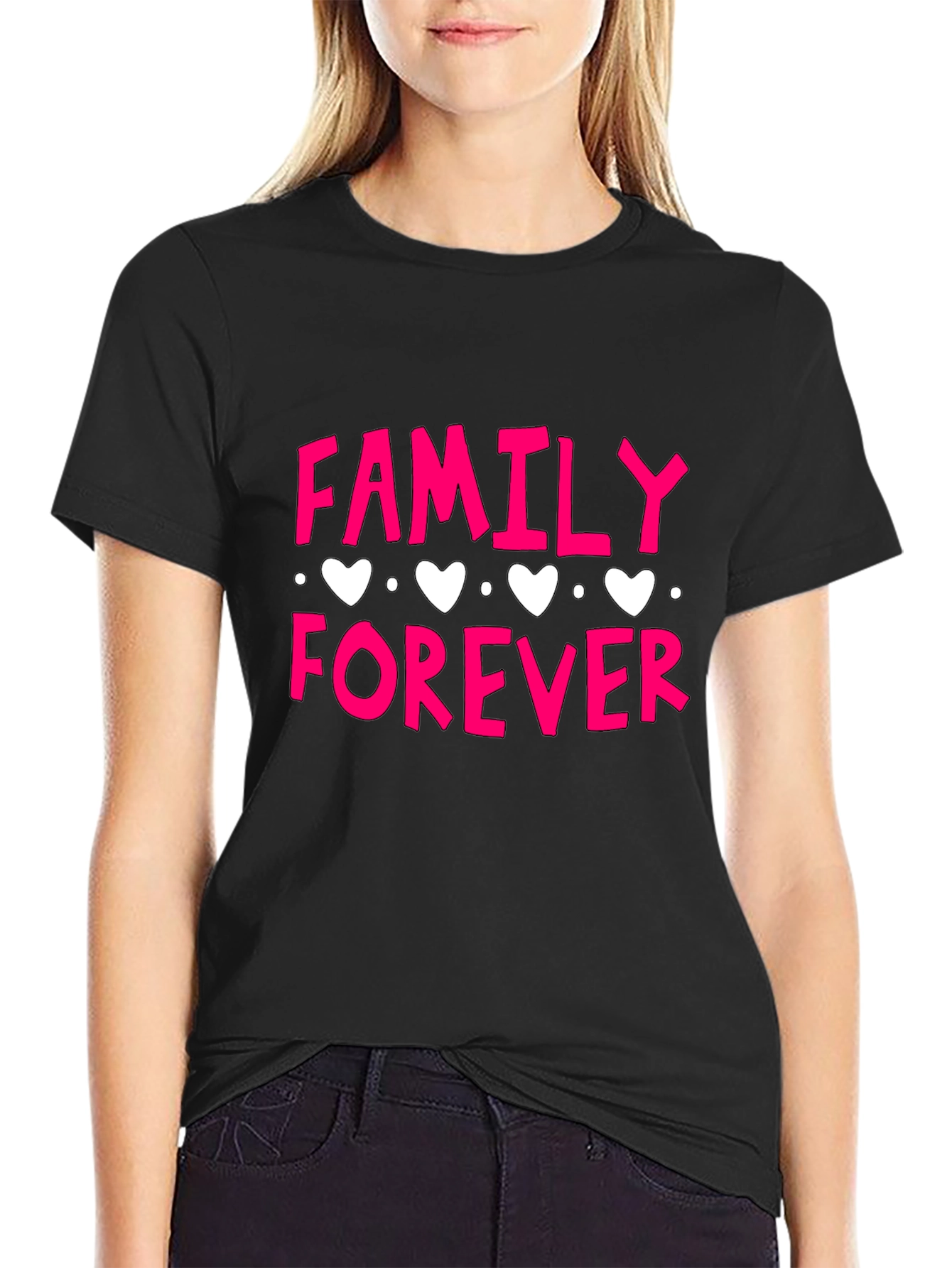 Family Forever Graphic T-Shirt