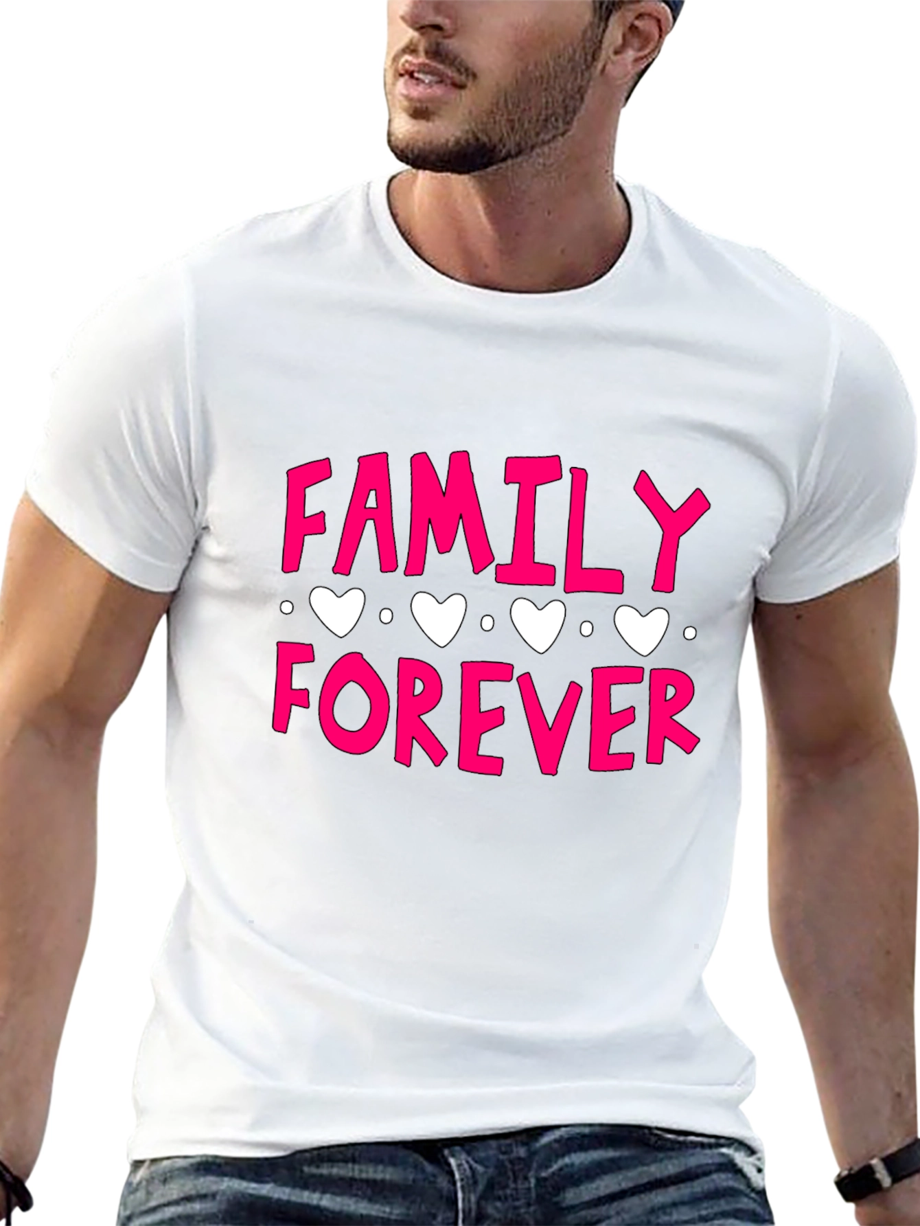 Family Forever Graphic T-Shirt